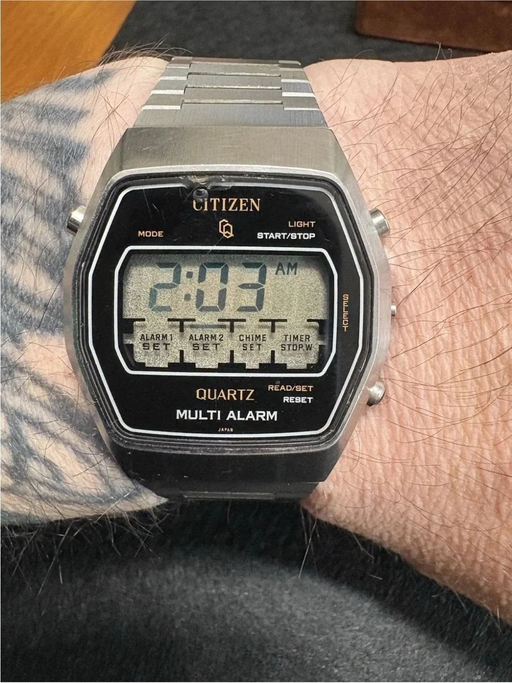 Vintage Citizen Multi Alarm 40-1919 Cal 9100 July 1978 Digital Watch BOX MANUAL